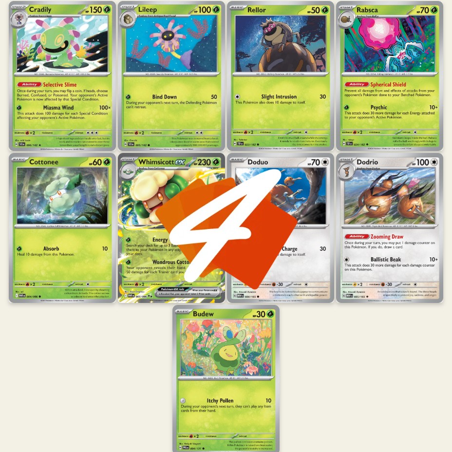 Whimsicott ex + Cradily = The Ultimate Troll Combo!